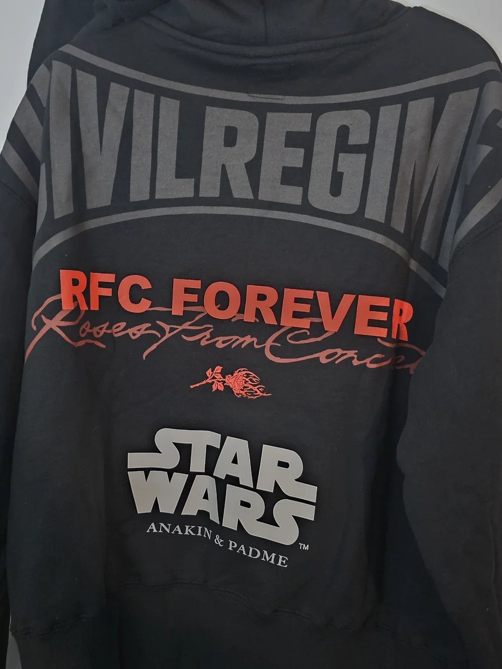 Civil Regime x Star Wars Anakin & Padmé RFC Forever Hoodie Black Medium